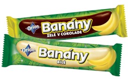 ORION BANÁNY želé tyčinka v čokoládě 45g